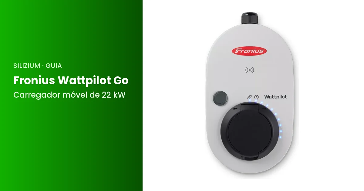 Carregador móvel Fronius Wattpilot Go 22 J