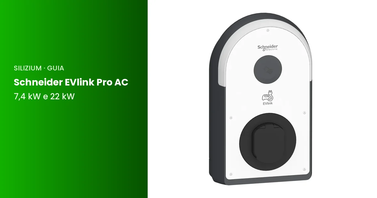 Estação de recarga Schneider Electric EVlink Pro AC