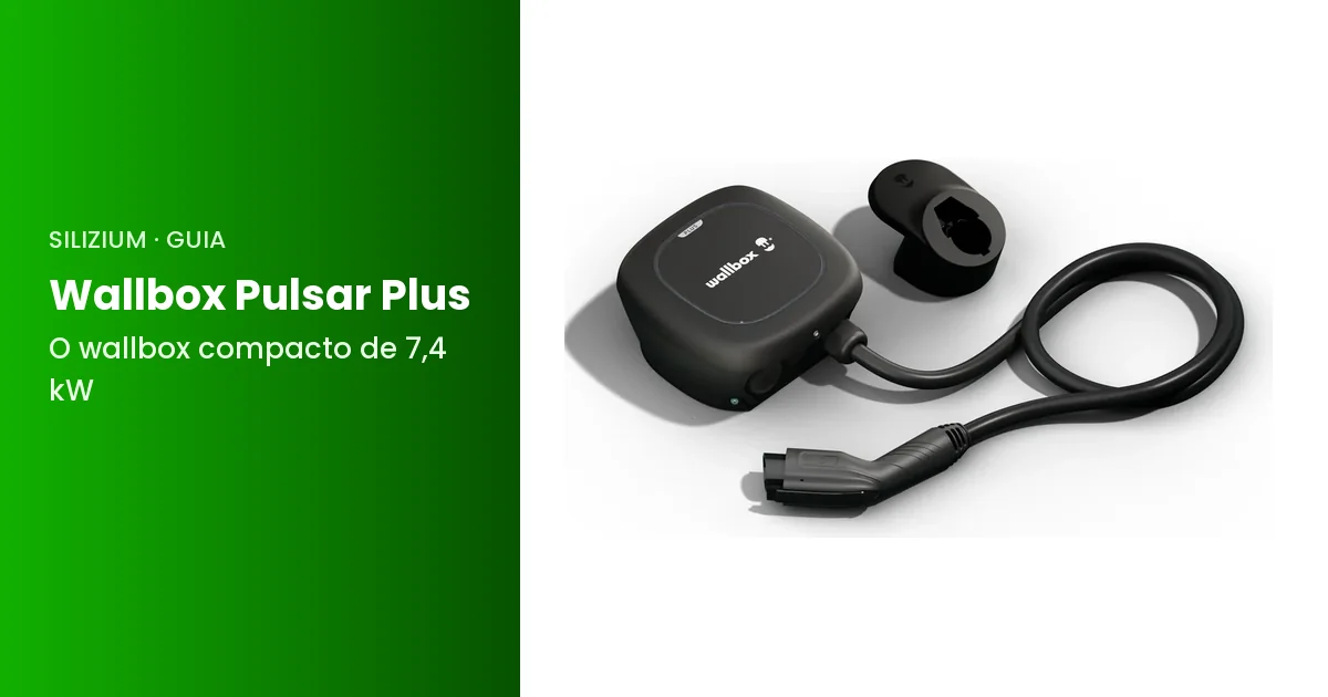 Carregador Wallbox Pulsar Plus com cabo Tipo 2