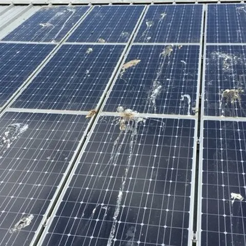 Chuva de granizo em sistema fotovoltaico — sinistro real (2)