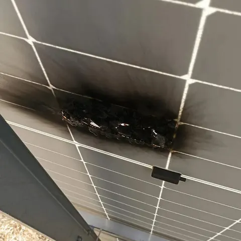 Queda de raio em sistema fotovoltaico — sinistro real (1)