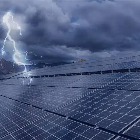 Queda de raio em sistema fotovoltaico — sinistro real (2)